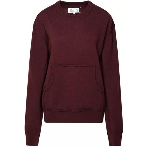 Burgundy Cashmere Blend Sweater - Größe S - dark red - Maison Margiela - Modalova