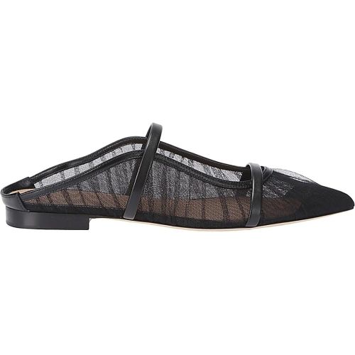 Slipper & Pantoletten - Flat Mules In Black Mesh - Gr. 36 (EU) - in - für Damen - Malone Souliers - Modalova