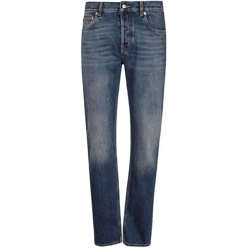 Classic Fit Cotton Denim Jeans - Größe 48 - alexander mcqueen - Modalova