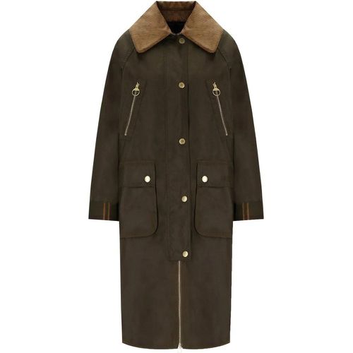 EBBERSTON GRÜNE LANGE JACKE - Größe 42 - Barbour - Modalova