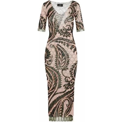 Print Polyamide Midi Dress - Größe 40 - ETRO - Modalova