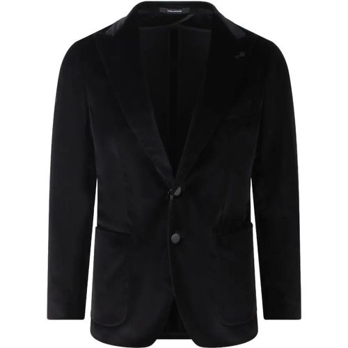 Velvet Single Breasted Blazer - Größe 50 - Tagliatore - Modalova