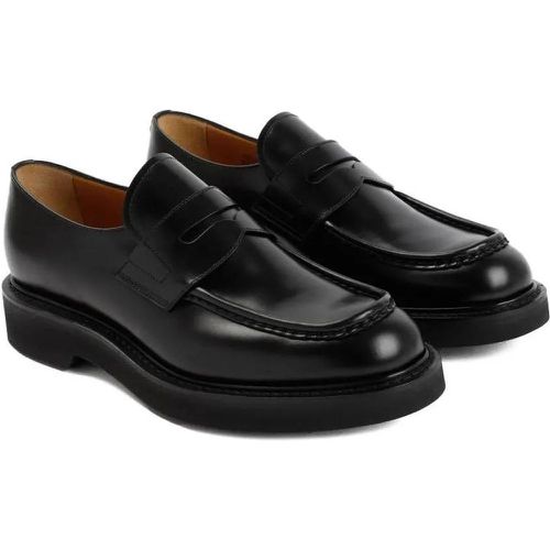 Loafers & Ballerinas - Black Calf Leather Lynton Loafers - Gr. 7_5 - in - für Damen - Church's - Modalova