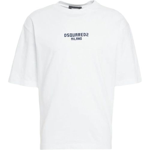 Oversize T-shirt with logo print - Größe L - Dsquared2 - Modalova