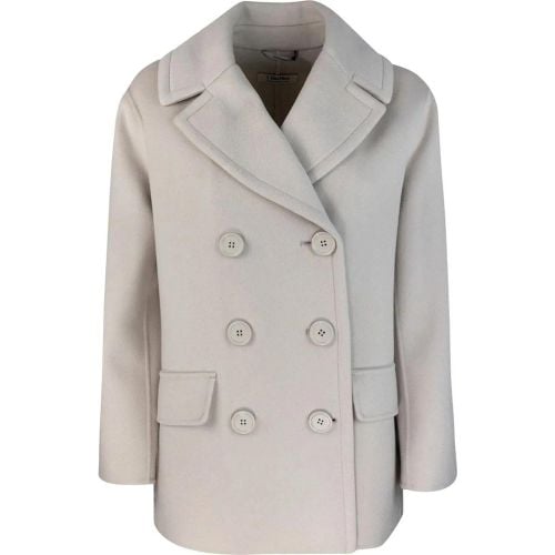 S Coats White - Größe 42 - Max Mara - Modalova