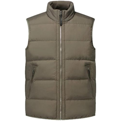 Padded Bodywarmer Taupe - Größe M - PURE PATH - Modalova