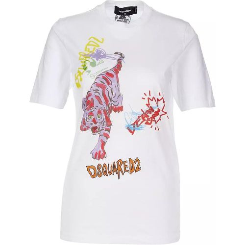 Doodle Digger Tee - Größe XS - Dsquared2 - Modalova