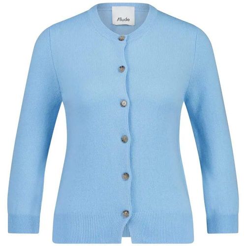 Strickjacke aus Kaschmir - Größe L - blau - allude - Modalova