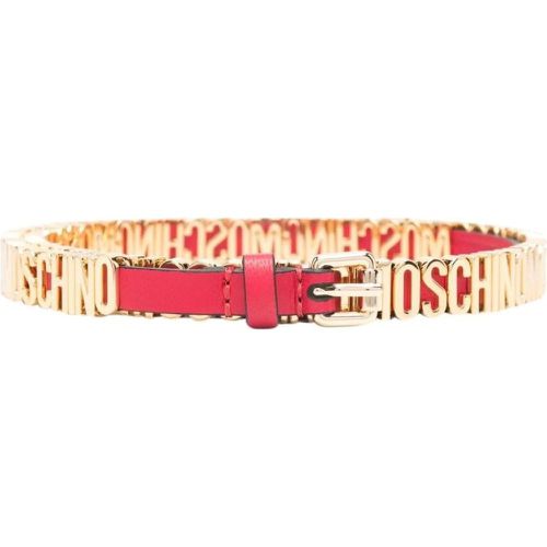 Gürtel - Belts Red - Gr. 44 - in - für Damen - Moschino - Modalova