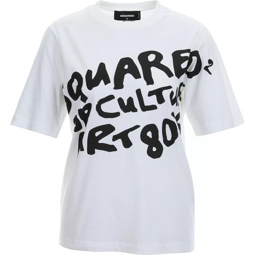 T-Shirt mit Druck - Größe XL - weiß - Dsquared2 - Modalova
