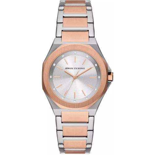 Uhr - Three-Hand Stainless Steel Watch - Gr. unisize - in Silber - für Damen - Armani Exchange - Modalova