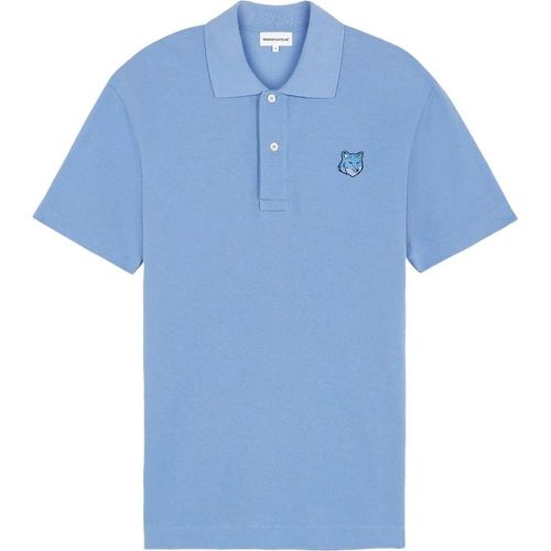 Bold Fox Head Logo Polo Shirt - Größe L - Maison Kitsune - Modalova