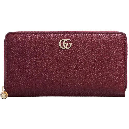 Portemonnaie - Wallet With Zip Closure And Bamboo Detail - Gr. unisize - in - für Damen - Gucci - Modalova