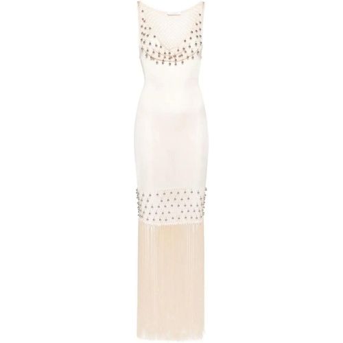 Ecru Crohet Bead Embellishment Dress - Größe S - Paco Rabanne - Modalova