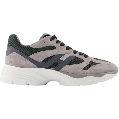 Low-Top Sneaker - Allacc Sneakers - Leather - Grey - Gr. 39 (EU) - in - für Damen - Hogan - Modalova