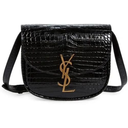 Crossbody Bags - Kaia Croco Shoulder Bag - Gr. unisize - in - für Damen - Saint Laurent - Modalova