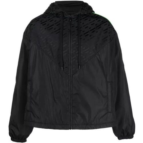 Black La Greca Logo Jacket - Größe 50 - black - Versace - Modalova