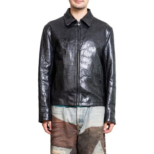 BIKER LEATHER JACKET BLACK - Größe 48 - Acne Studios - Modalova