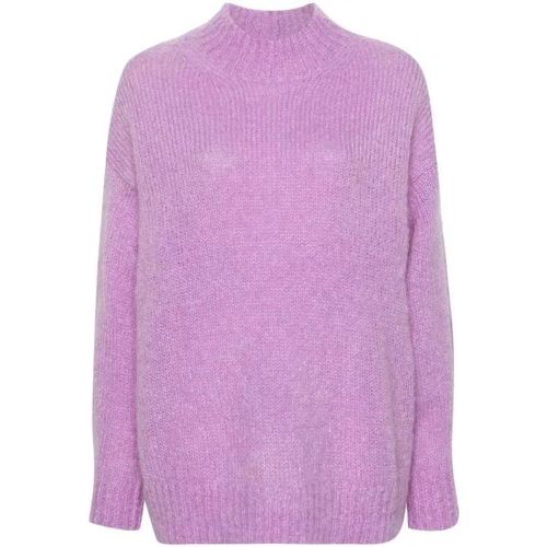 Idol Ribbed Knitwear Jumper - Größe 38 - purple - Isabel marant - Modalova