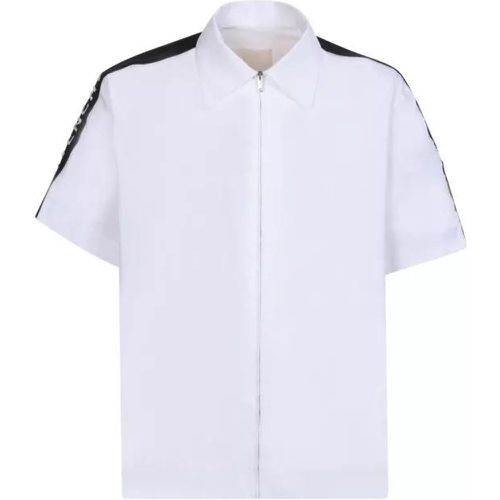 Zip Fastening White Boxy Shirt - Größe 40 - white - Givenchy - Modalova