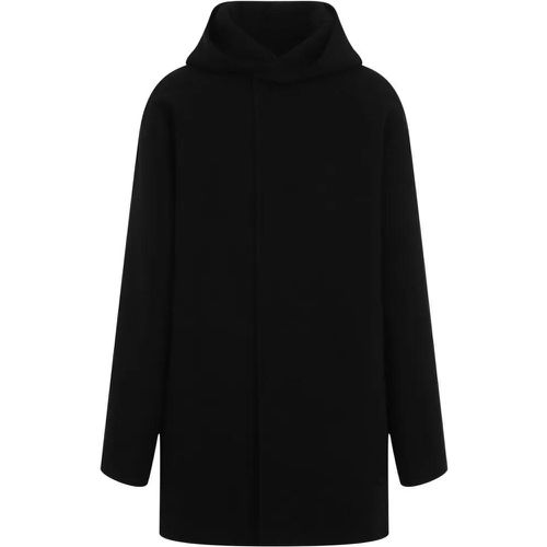 Hooded Robe Black Cashmere Coat - Größe 52 - Rick Owens - Modalova