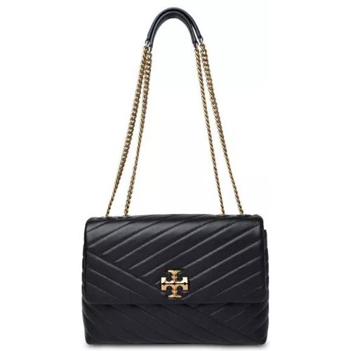 Shopper - Kira Black Leather Shoulder Bag - Gr. unisize - in - für Damen - TORY BURCH - Modalova