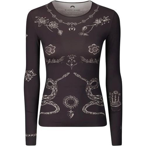 Printed Long Sleeve Top - Größe M - Marine Serre - Modalova