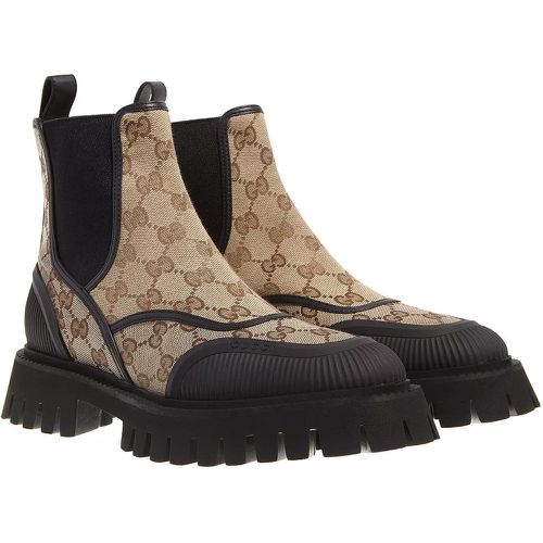 Boots & Stiefeletten - GG Canvas Ankle Boot - Gr. 37 (EU) - in - für Damen - Gucci - Modalova