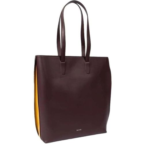 Rucksäcke - Cabas cuir bordeaux c�t� jaune et turquoise W1A 79 - Gr. unisize - in - für Damen - Paul Smith - Modalova