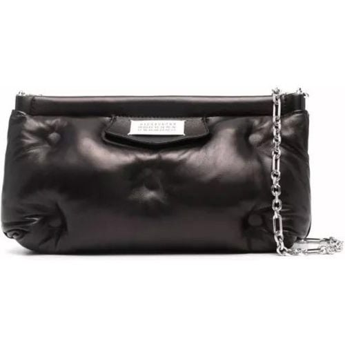 Hobo Bags - Black Leather Small Glam Slam Bag - Gr. unisize - in - für Damen - Maison Margiela - Modalova