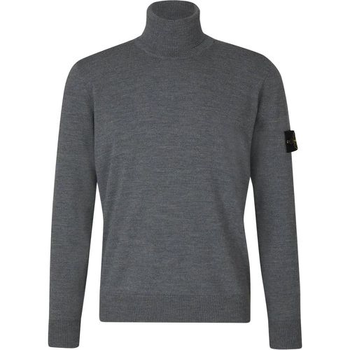 Ribbed Wool Sweater - Größe S - Stone Island - Modalova