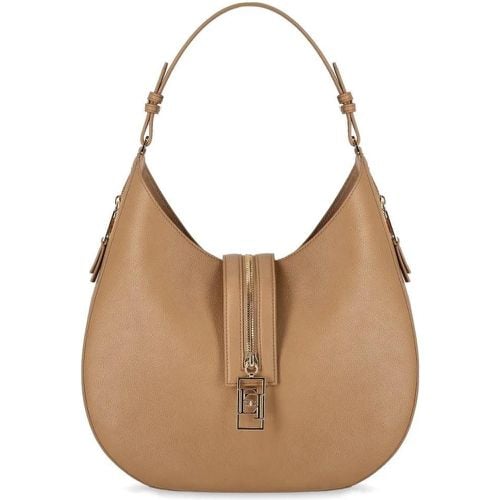 Shopper - CAMEL SCHULTERTASCHE MIT REISSV - Gr. unisize - in - für Damen - Elisabetta Franchi - Modalova