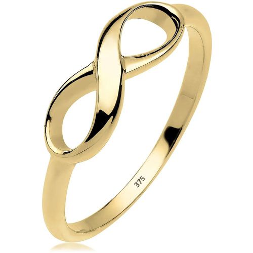 Ringe - Ring Infinity Unendlichkeit 375 Gelbgold - Gr. 52 MM - in - für Damen - Elli - Modalova