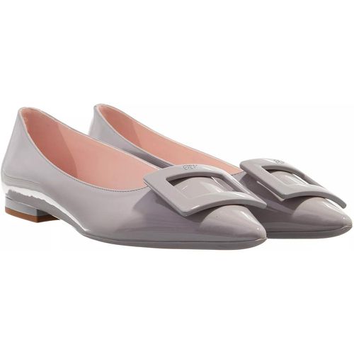 Loafer - Enamel Plain Leather Logo Ballet Shoes - Gr. 39 (EU) - in - für Damen - Roger Vivier - Modalova