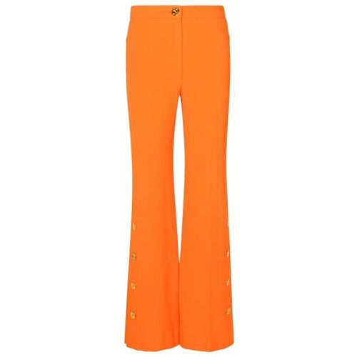 Orange Flared Virgin Wool Trousers - Größe 38 - orange - Patou - Modalova