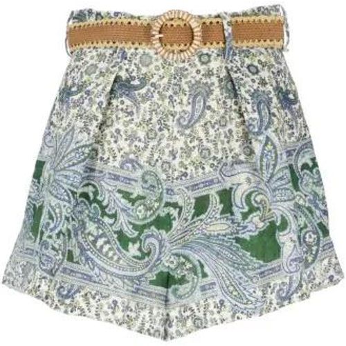 Ottie Tuck Shorts - Größe 42 - grün - Zimmermann - Modalova