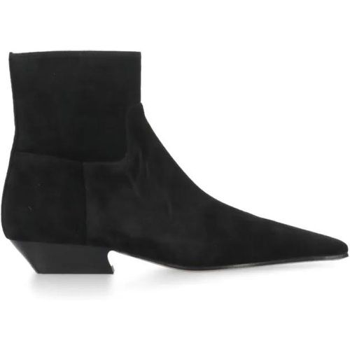 Boots & Stiefeletten - Black Suede Leather Ankle Boots - Gr. 37,5 (EU) - in - für Damen - Khaite - Modalova