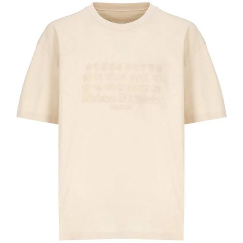 T-Shirt With Logo - Größe L - Maison Margiela - Modalova