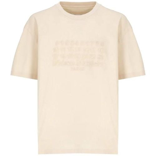 T-Shirt With Logo - Größe S - Maison Margiela - Modalova