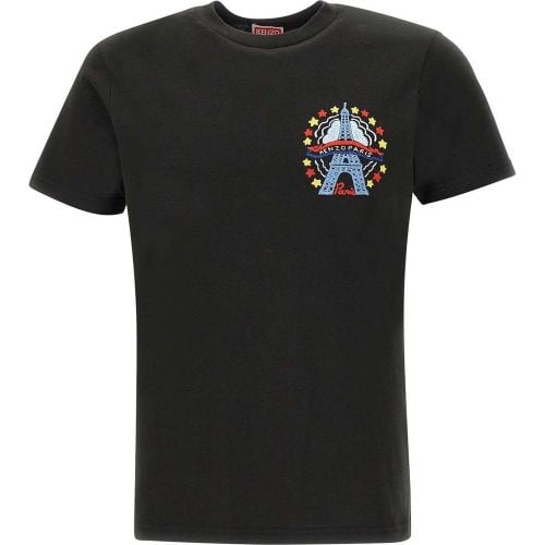 Paris T-shirts And Polos Black - Größe L - Kenzo - Modalova