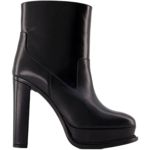 Stiefel - Ankle Boots - Leather - Black - Gr. 36,5 (EU) - in - für Damen - alexander mcqueen - Modalova