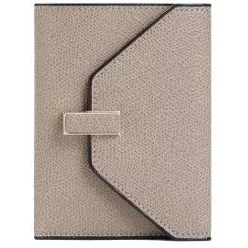 Portemonnaies - Iside Grey Calf Leather Wallet - Gr. unisize - in - für Damen - Valextra - Modalova