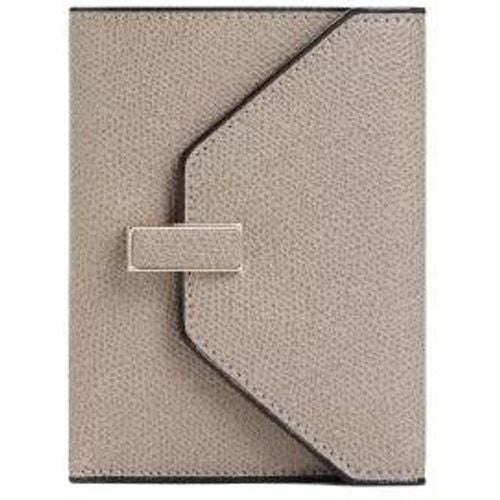 Portemonnaies - Iside Grey Calf Leather Wallet - Gr. unisize - in - für Damen - Valextra - Modalova