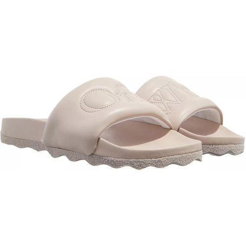 Slipper & Pantoletten - Bookish Leather Sponge Slider - Gr. 38 (EU) - in - für Damen - Off-White - Modalova