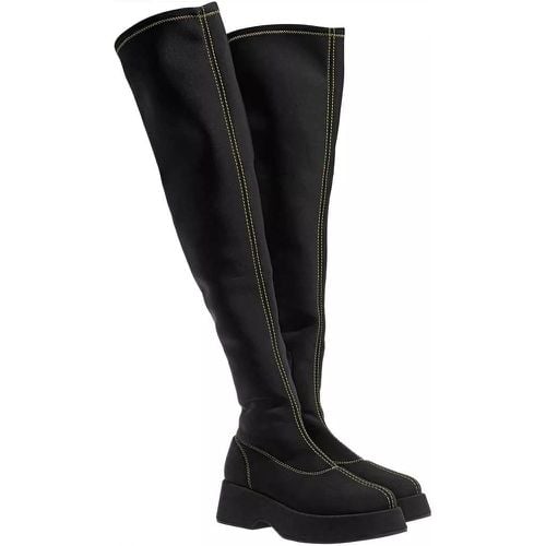 Stiefel & Boots - Retro Flatform Overknee Sockboot - Gr. 37 (EU) - in - für Damen - Ganni - Modalova