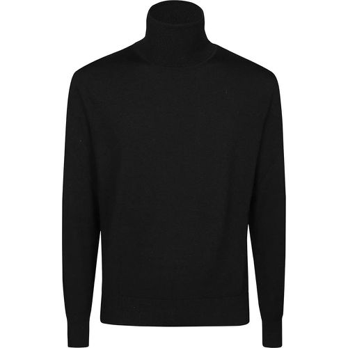 Tricot Turtle Neck Sweater Black - Größe M - Moncler - Modalova