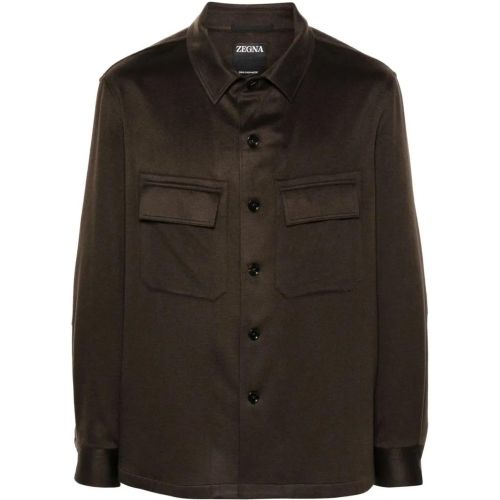 Cashmere Shirt - Größe L - Zegna - Modalova