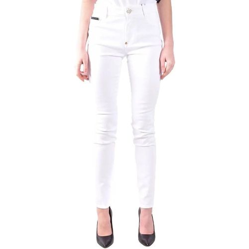 Trousers White - Größe 26 - Philipp Plein - Modalova