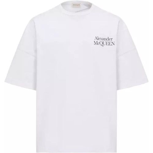 T-Shirt Exploded Logo White - Größe L - white - alexander mcqueen - Modalova