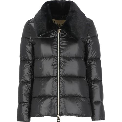 Quilted Down Jacket - Größe 46 - Herno - Modalova